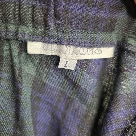 Heirloom Tartan Plaid Large Midi A-Line Wool Blend Skirt Pockets Deadstock USA - Picture 6 of 10